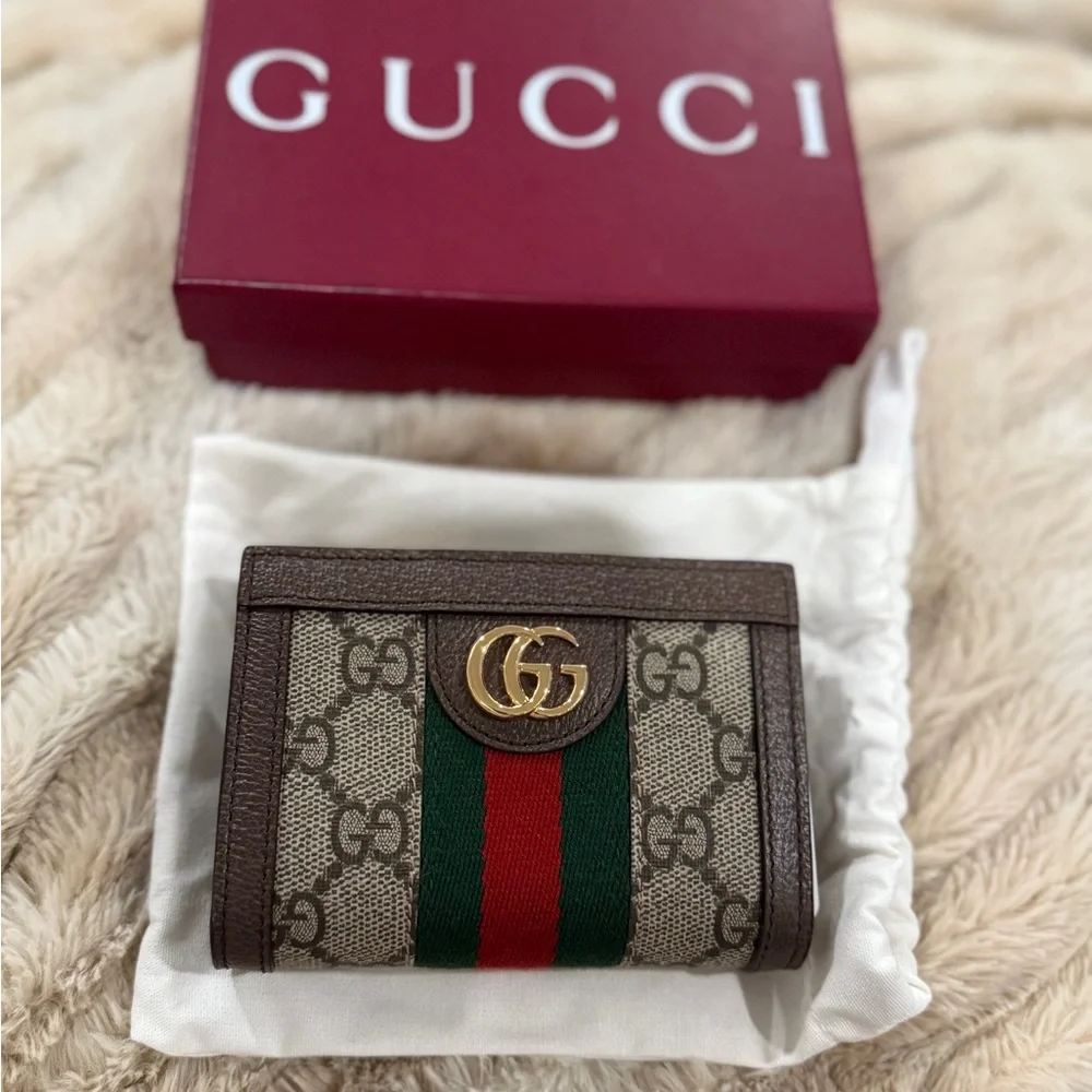 💼 Brand New GG Supreme Ophidia Gucci Wallet – Unused – Graduation Gift 🖤 - Picture 5 of 6